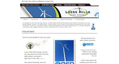 Desktop Screenshot of loesshillswindenergy.com